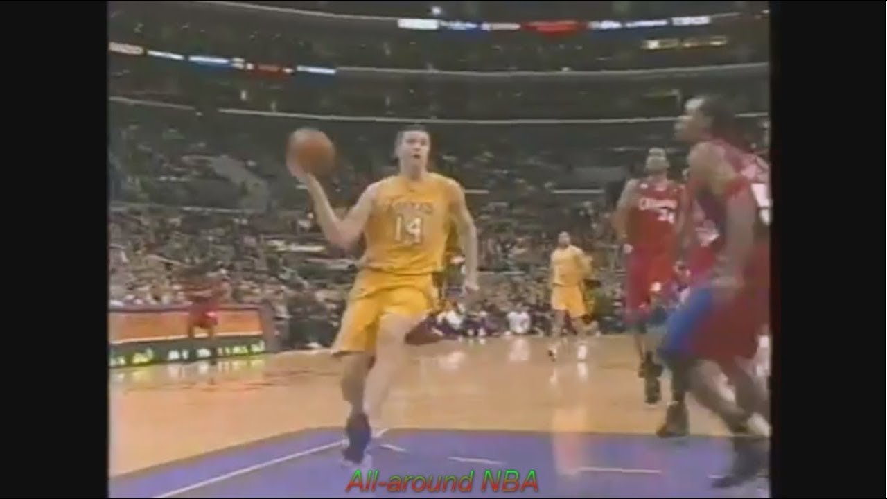 Stanislav Medvedenko 18 Points 3 Ast Vs. Clippers, 2001-02.