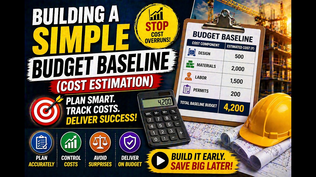 How to Build a Budget Baseline (Step-by-Step) | Stop Cost Overruns Before They Start!