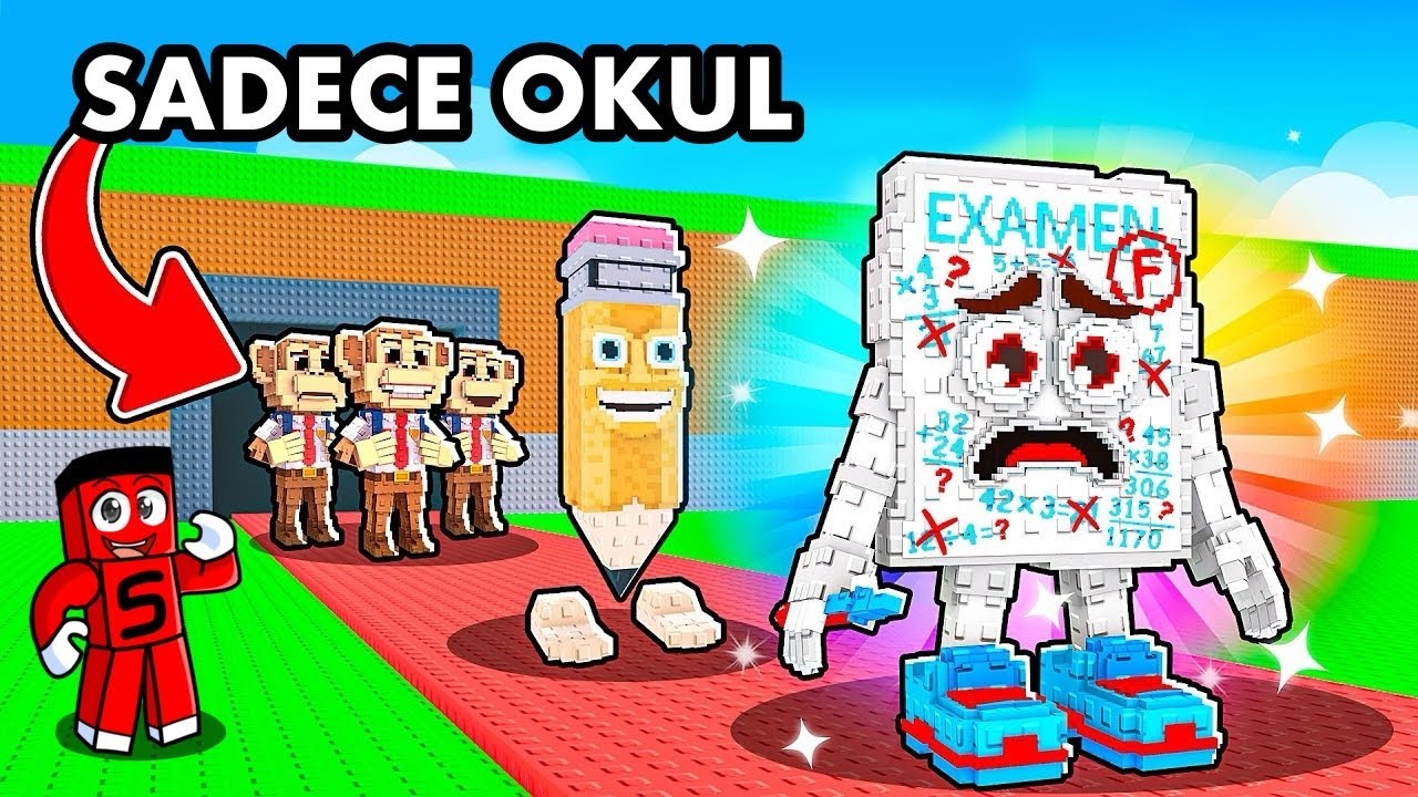 0'dan 1.000.000 TL'ye Sadece OKUL BRAINROTLARI Aldım !! - Steal A Brainrot