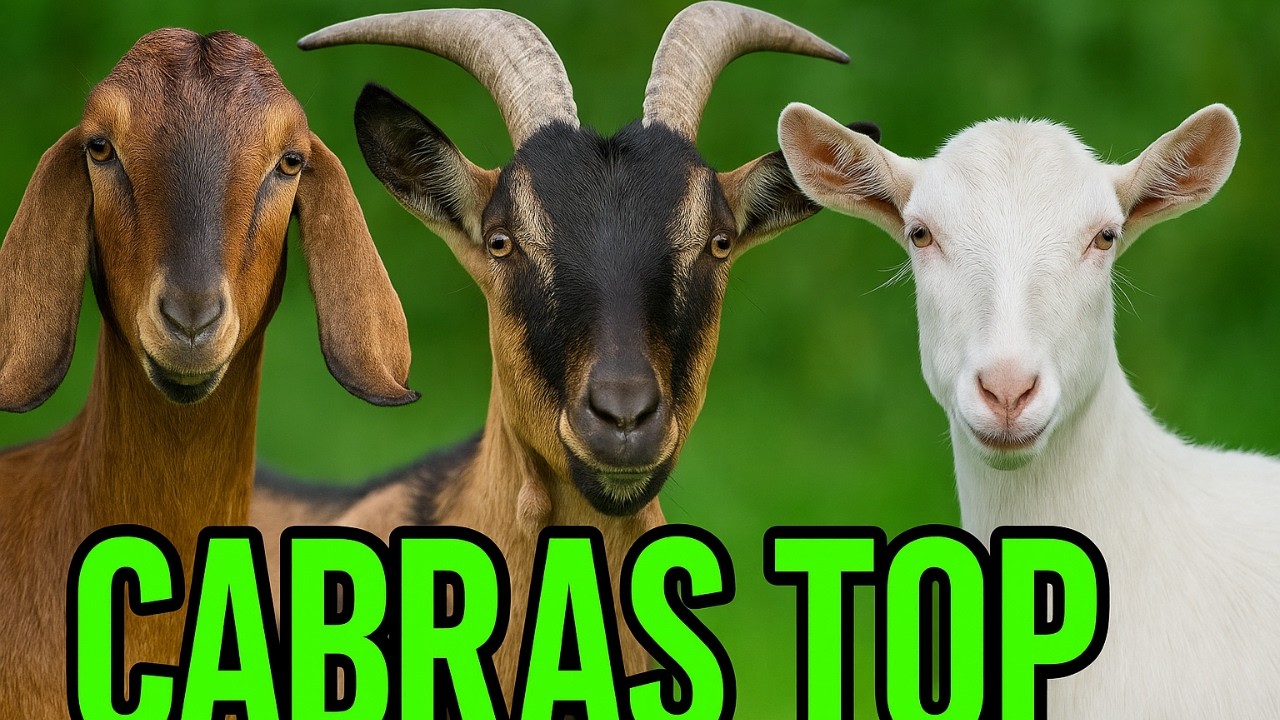 Nubia, Alpina y Saanen  Top 3 Cabras M&aacute;s Productivas