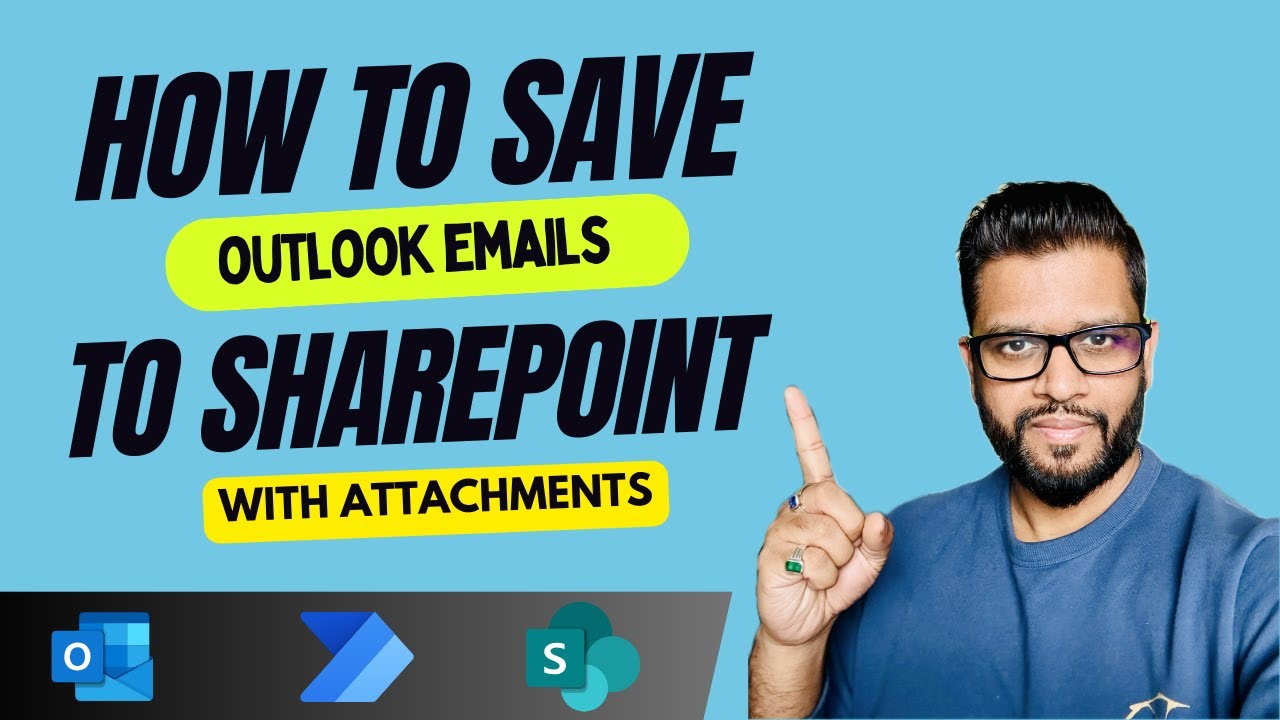 Сохраняйте электронные письма и вложения Outlook в SharePoint с помощью PowerAutomate #sharepoint...