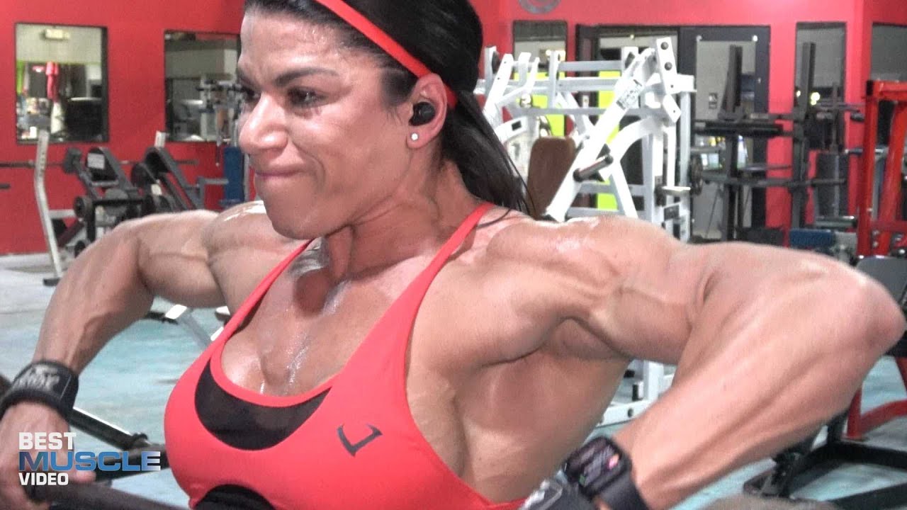 FEMALE BODYBUILDER VIRGINIA MACON (20 minutes long)