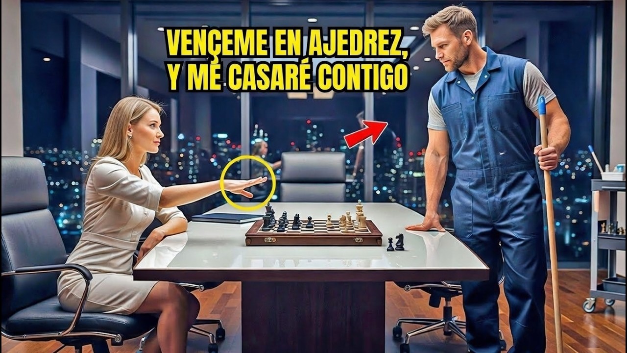 «Si me derrotas en tres movimientos, acepto casarme contigo», dijo confiada… y él lo logró.