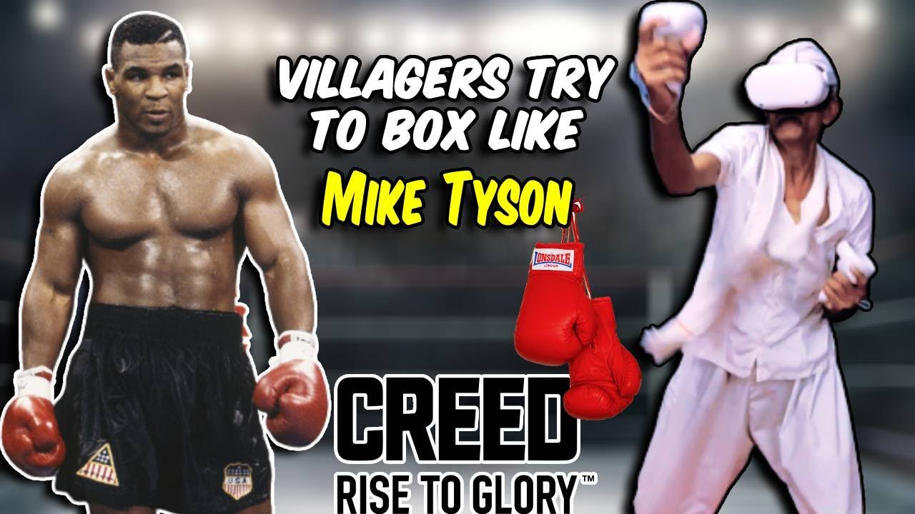 Villagers Try Creed Rise To Glory VR ! Tribal People Try To Box Like Mike Tyson