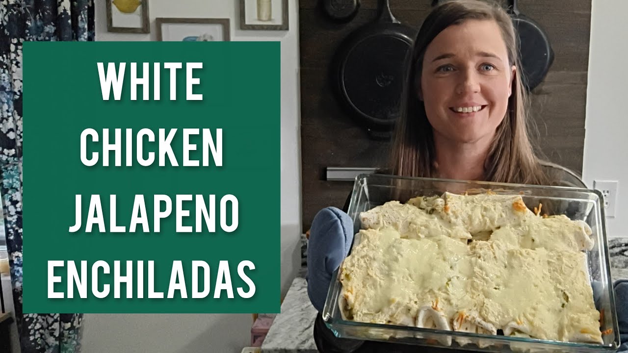 White Chicken Jalapeno Enchiladas 