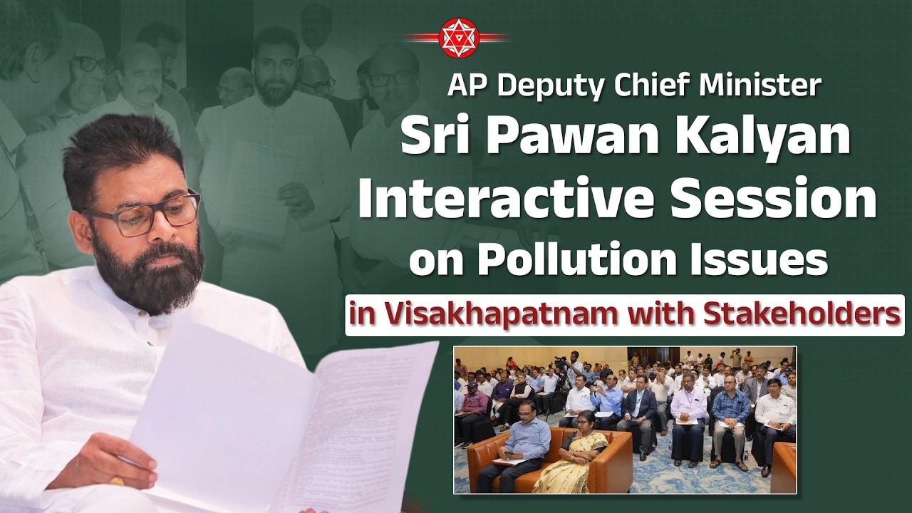Interactive Session on Pollution Issues in Visakhapatnam with Stakeholders || #PawanKalyan