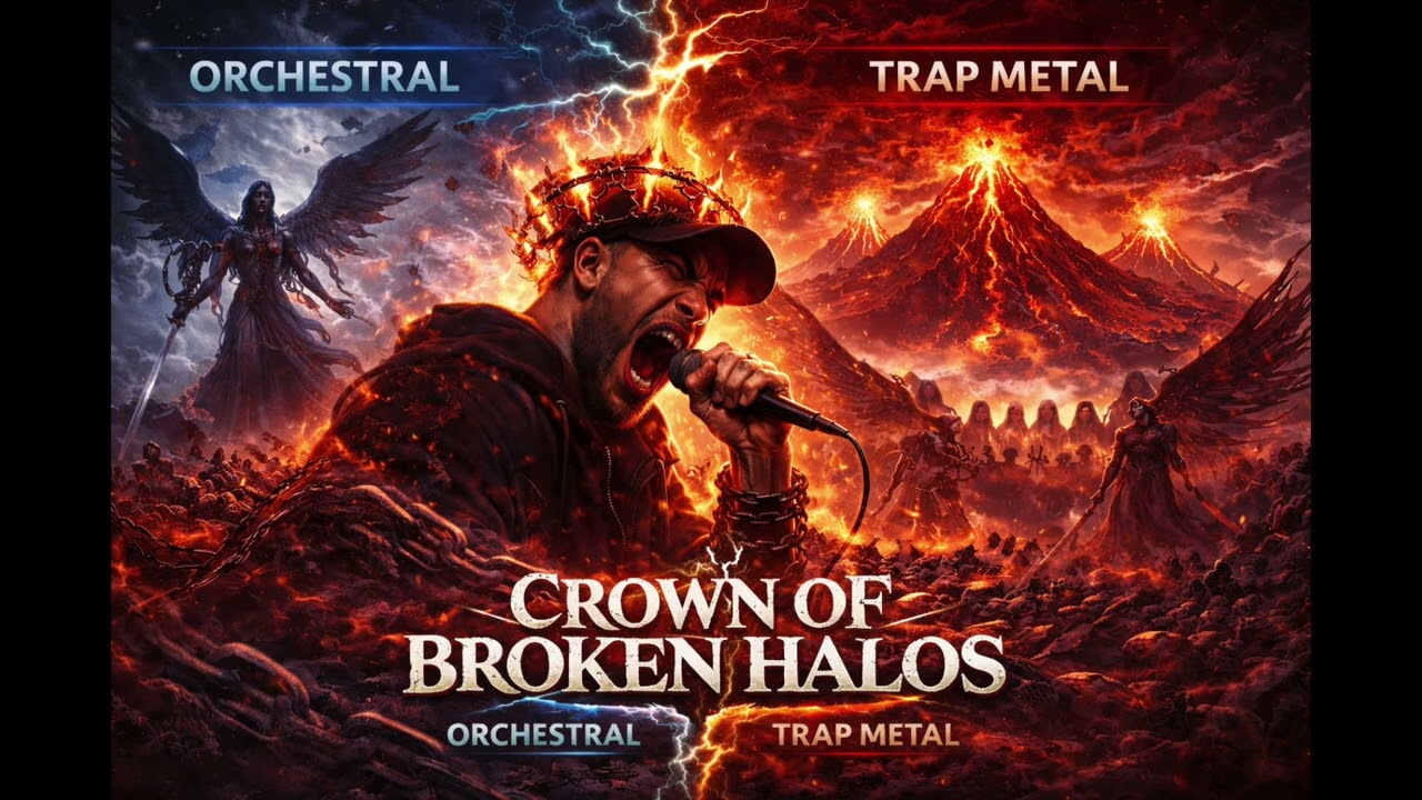 AI Made This INSANE Orchestral Trap Metal Song 🤯 | Crown of Broken Halos