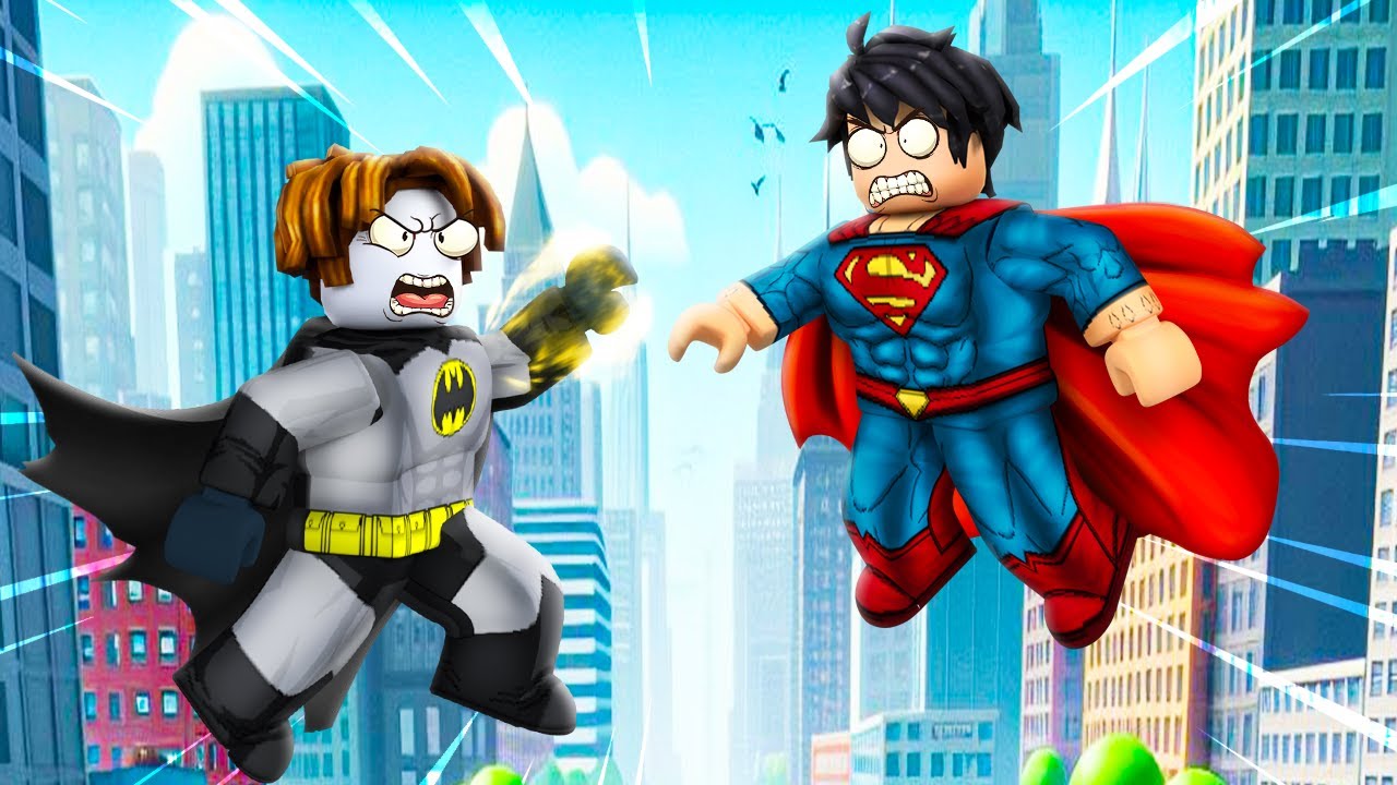 BATMAN vs SUPERMAN in ROBLOX
