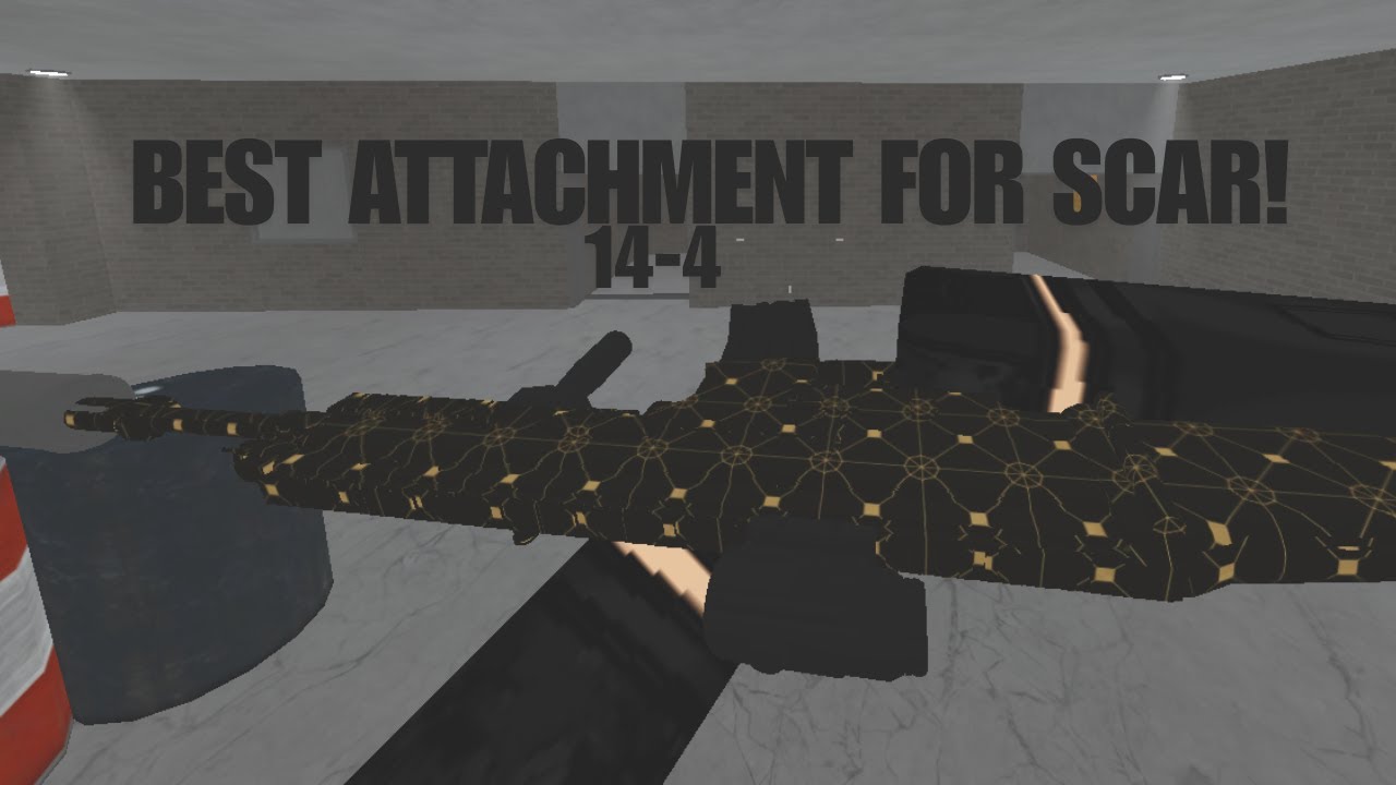 [ROBLOX] BEST ATTACHMENT FOR SCAR! [JAILBIRD]