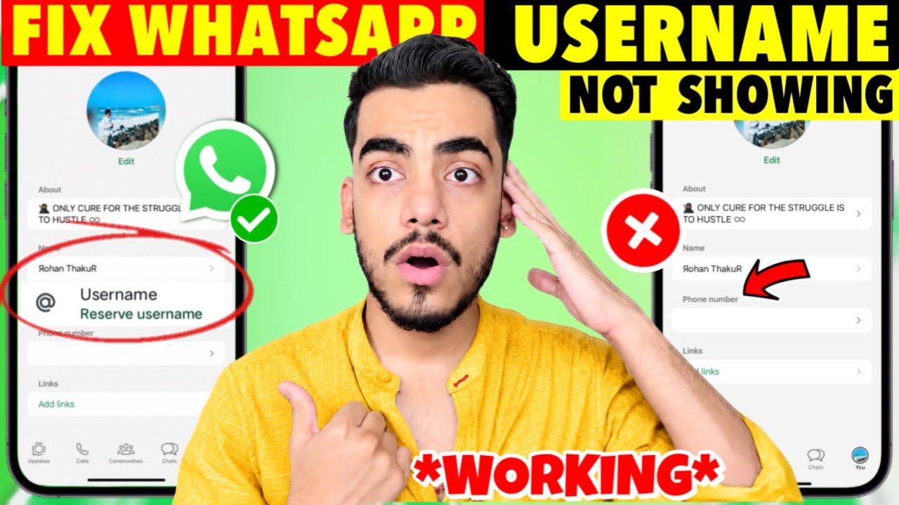 Fix WhatsApp Username Feature Not Showing | How To Get WhatsApp Username Update