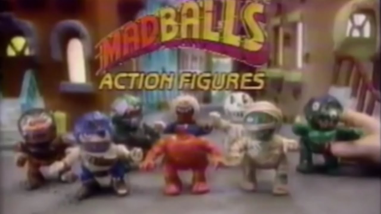 Madballs Action Figure toy commercial, Mad Balls advert