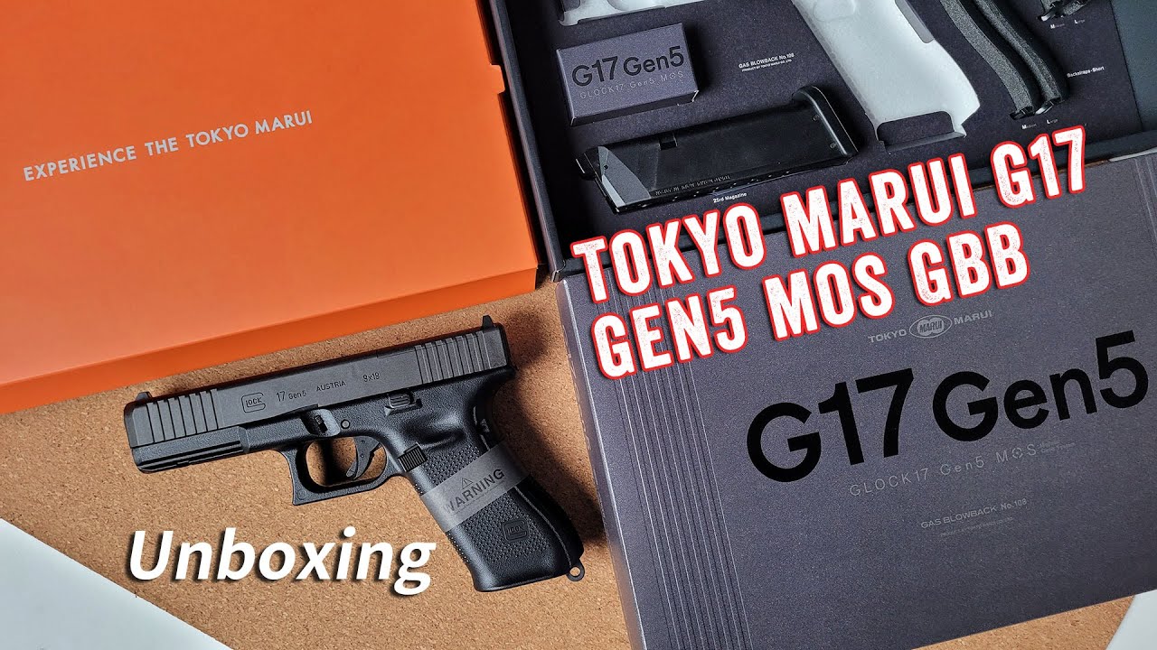 Tokyo Marui G17 Gen5 MOS Airsoft GBB 开箱第一印象 Unboxing First Impression [SUB]