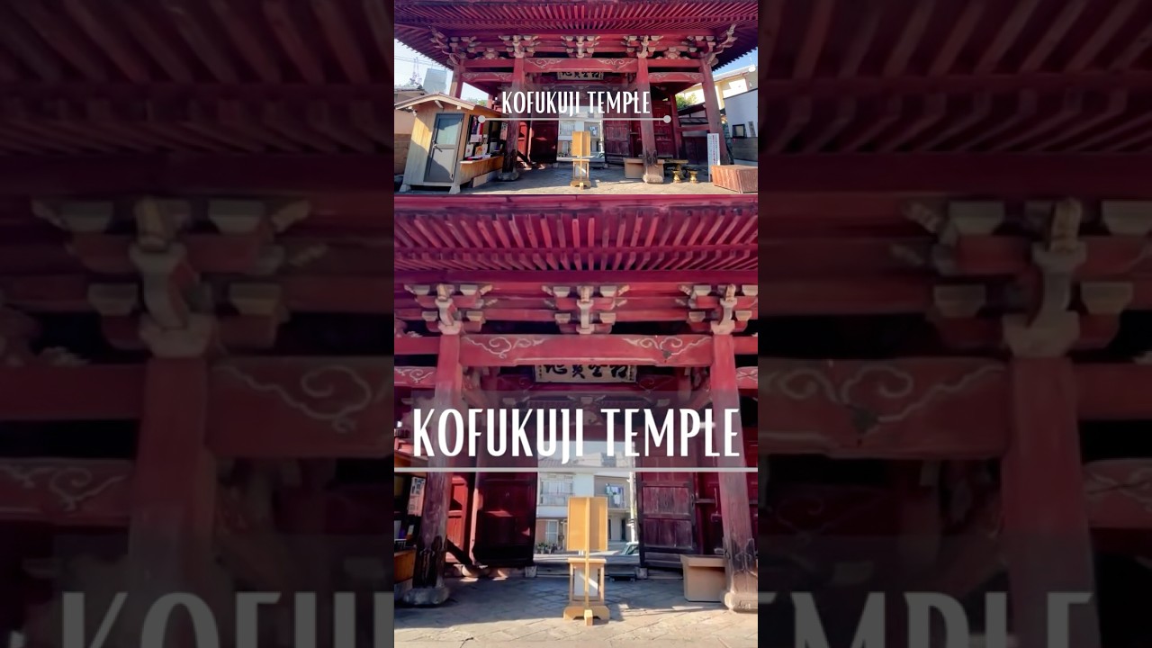 Experience an Old Era Temple in Present time #hdrjapan #japanwalker #japanesetemple #kofukujitemple