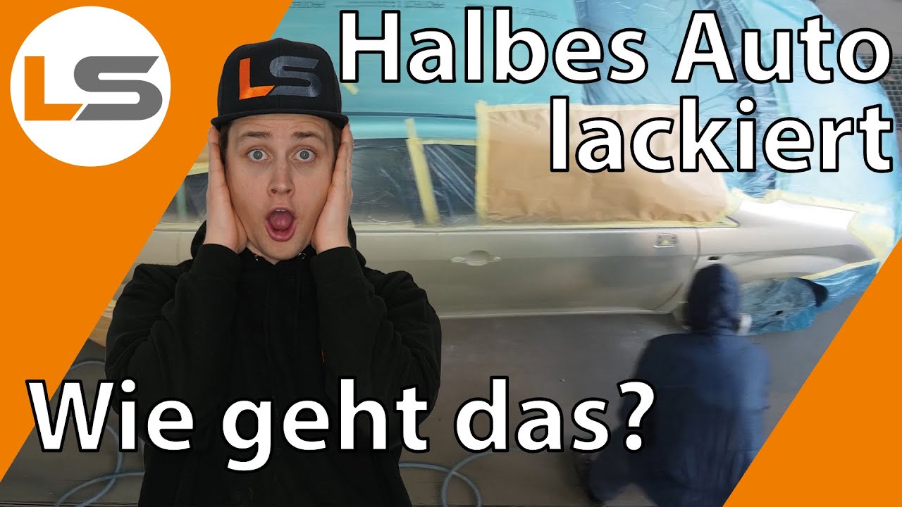 Lackierung - eine ganze Seite des Autos lackiert - Metalliclack | LACKSTORE