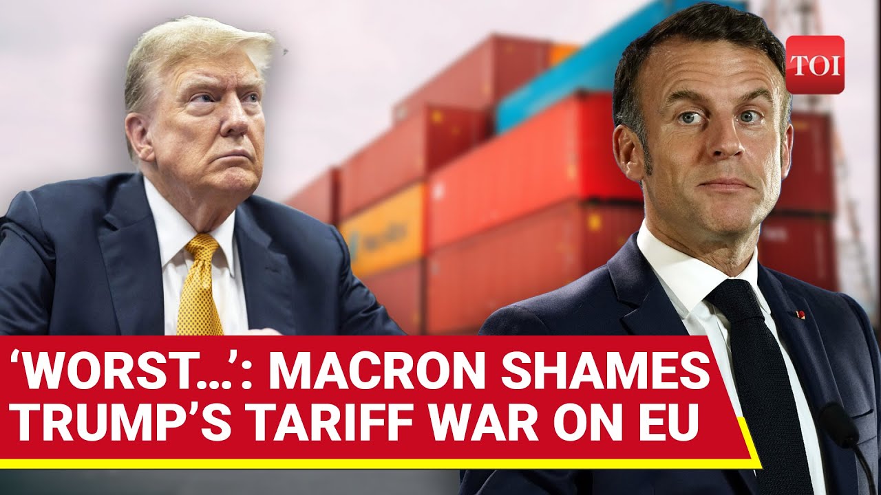 Macron Openly HUMILIATES Trump Over Stance On NATO, Ukraine War & Tariffs On EU | WATCH