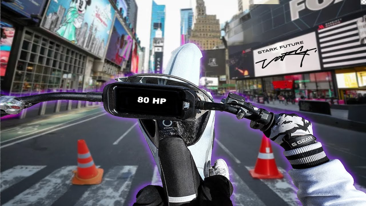 80 HP Stark Varg Takes over the City!