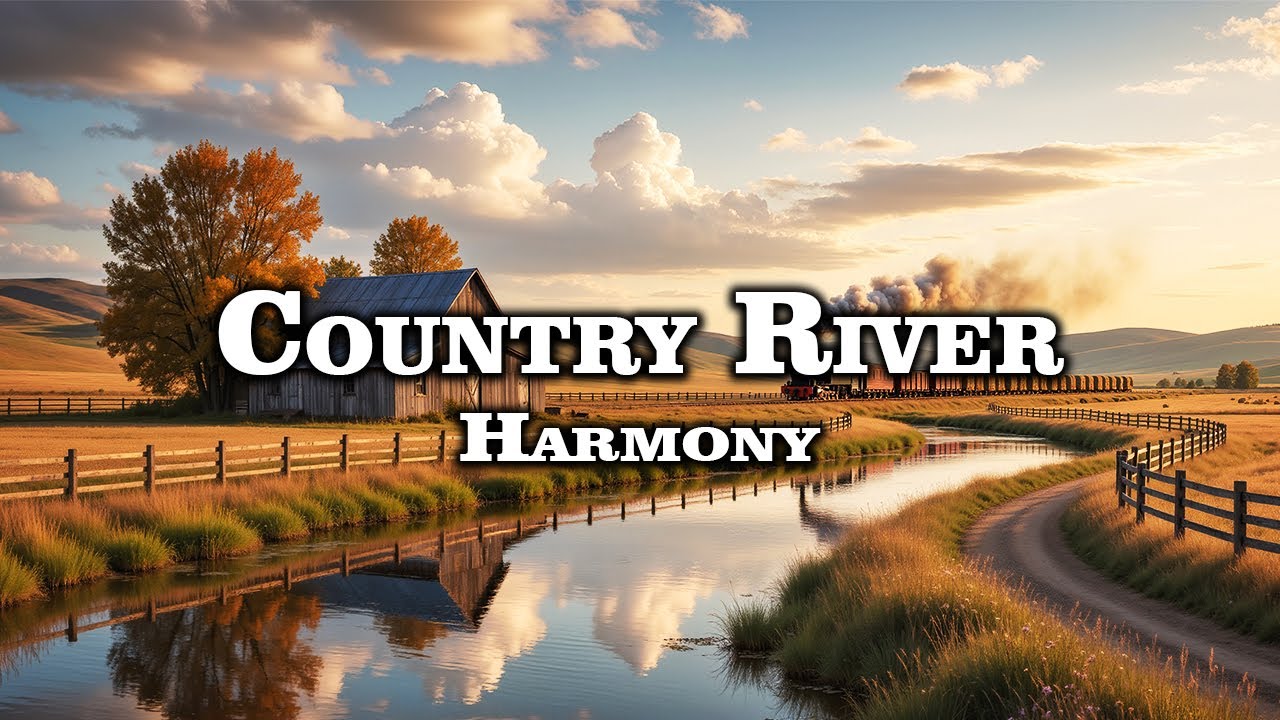 Country River Harmony – Rustic Plains – Heartwarming Nostalgic Country Instrumental for Healing