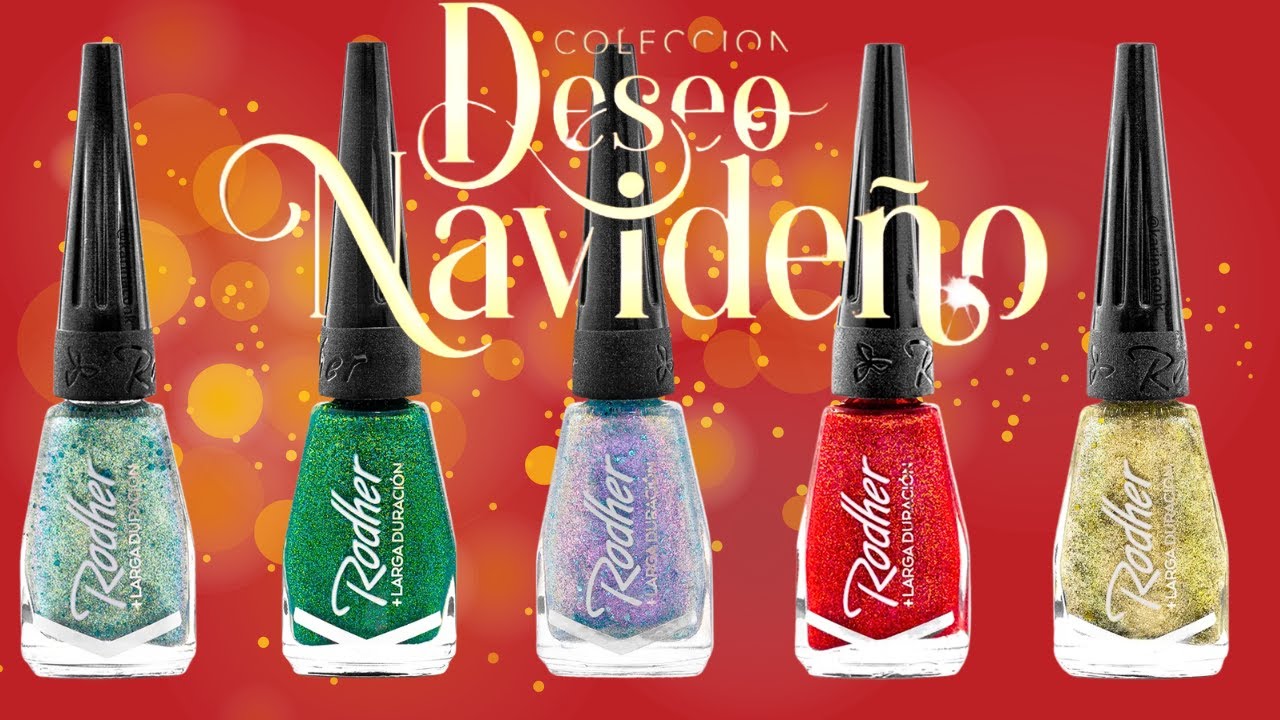 DESEO NAVIDEÑO 💫 NUEVA COLECCIÓN 💅  ESMALTES RODHER 🎄