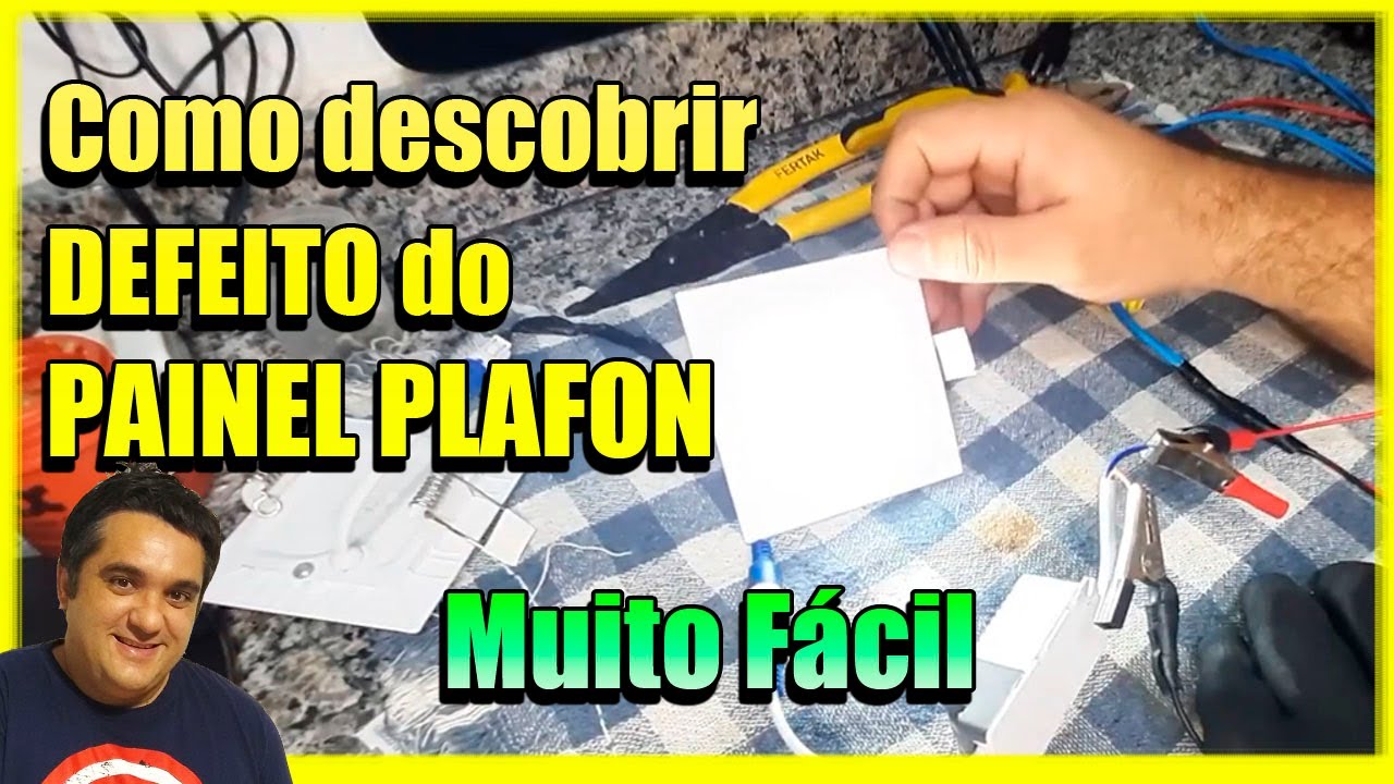 ✅ Consertar lâmpada led Plafon Led Piscando COMO DESCOBRIR O DEFEITO DO PAINEL PLAFON