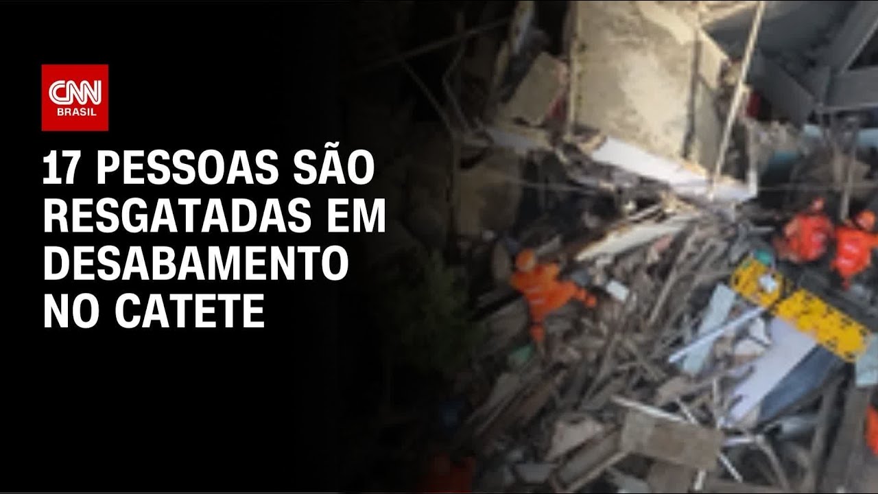 Desabamento de im&oacute;vel no Catete, zona Sul do Rio, deixa feridos | LIVE CNN