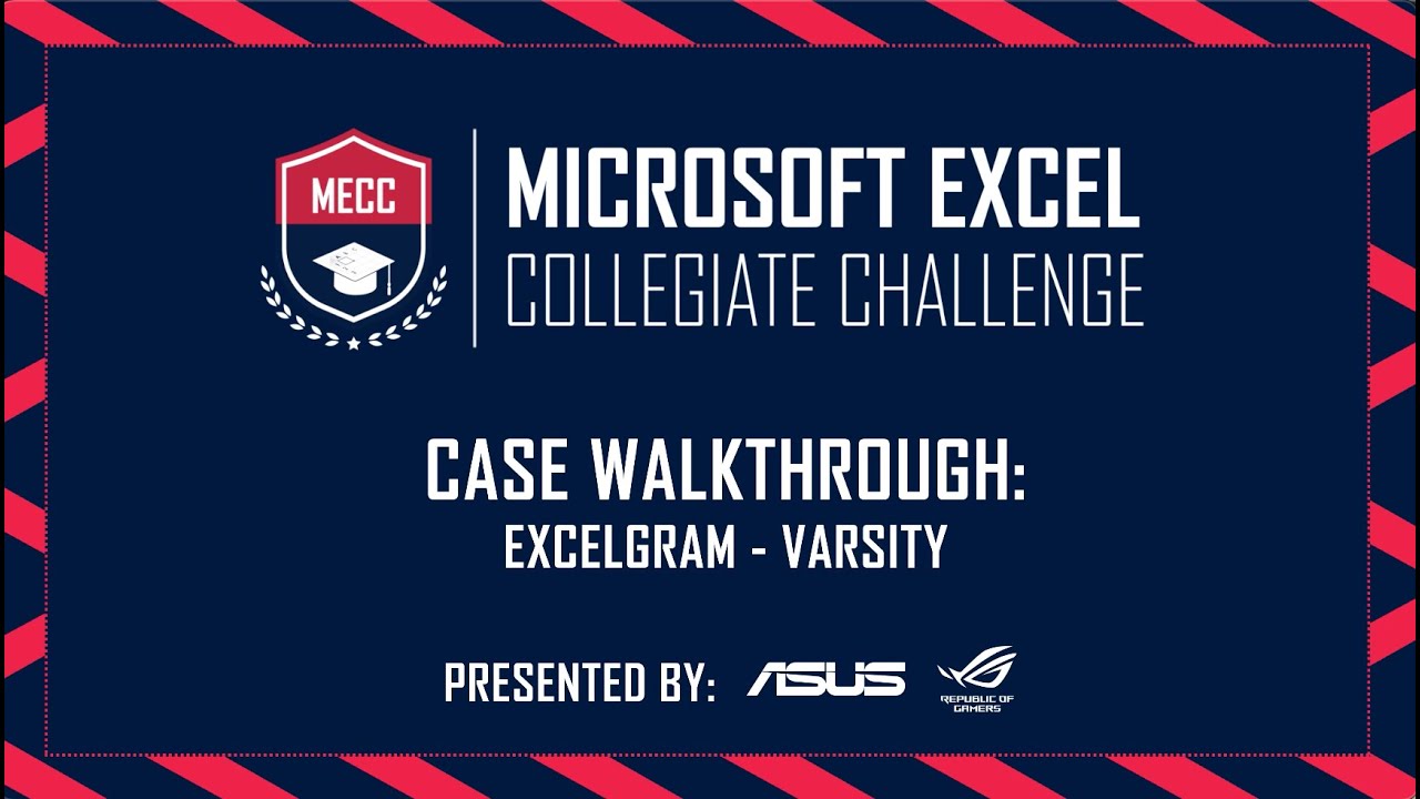 MECC Case Explorer 2026 - Excelgram Varsity Walkthrough by Hadyn Wiseman