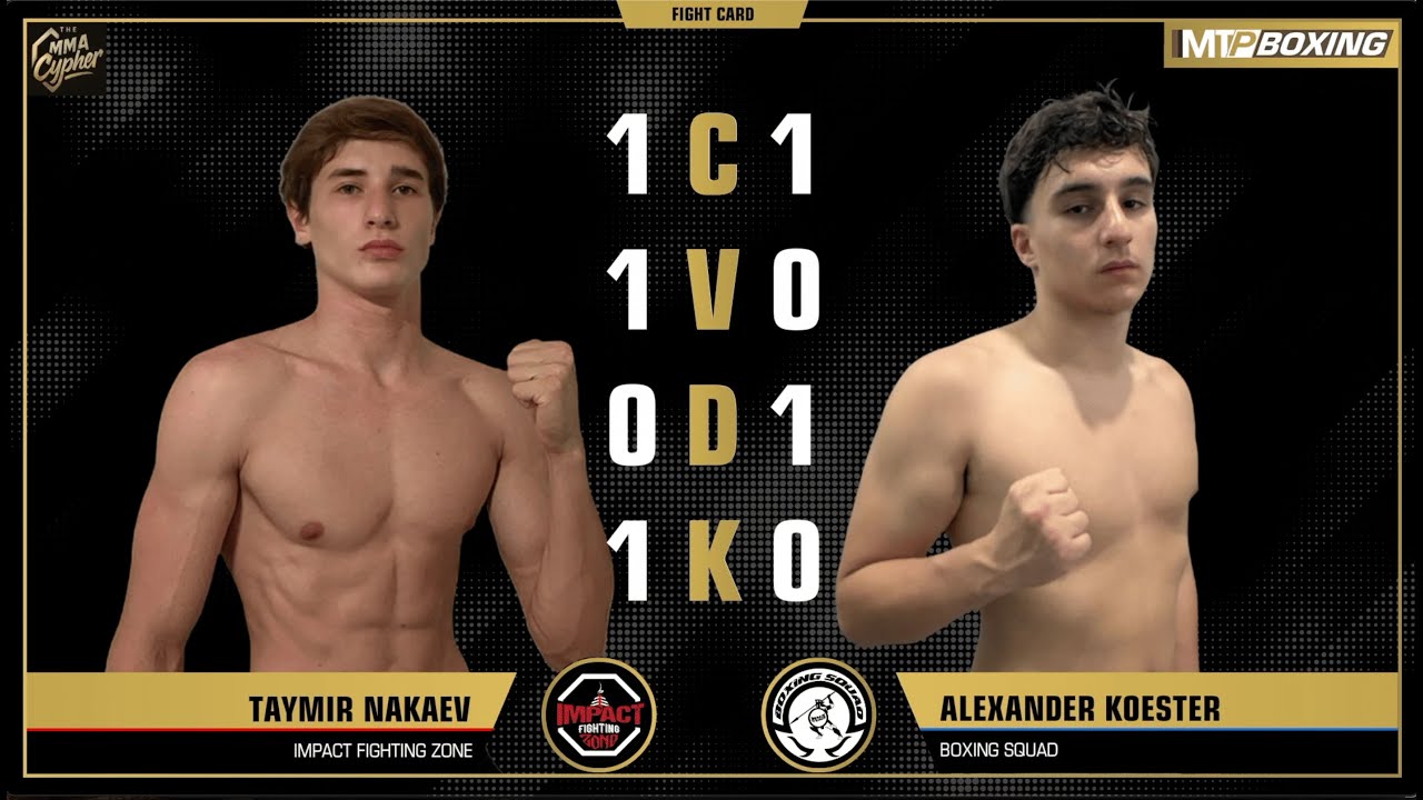 MMA CYPHER: KOESTER VS NAKAEV