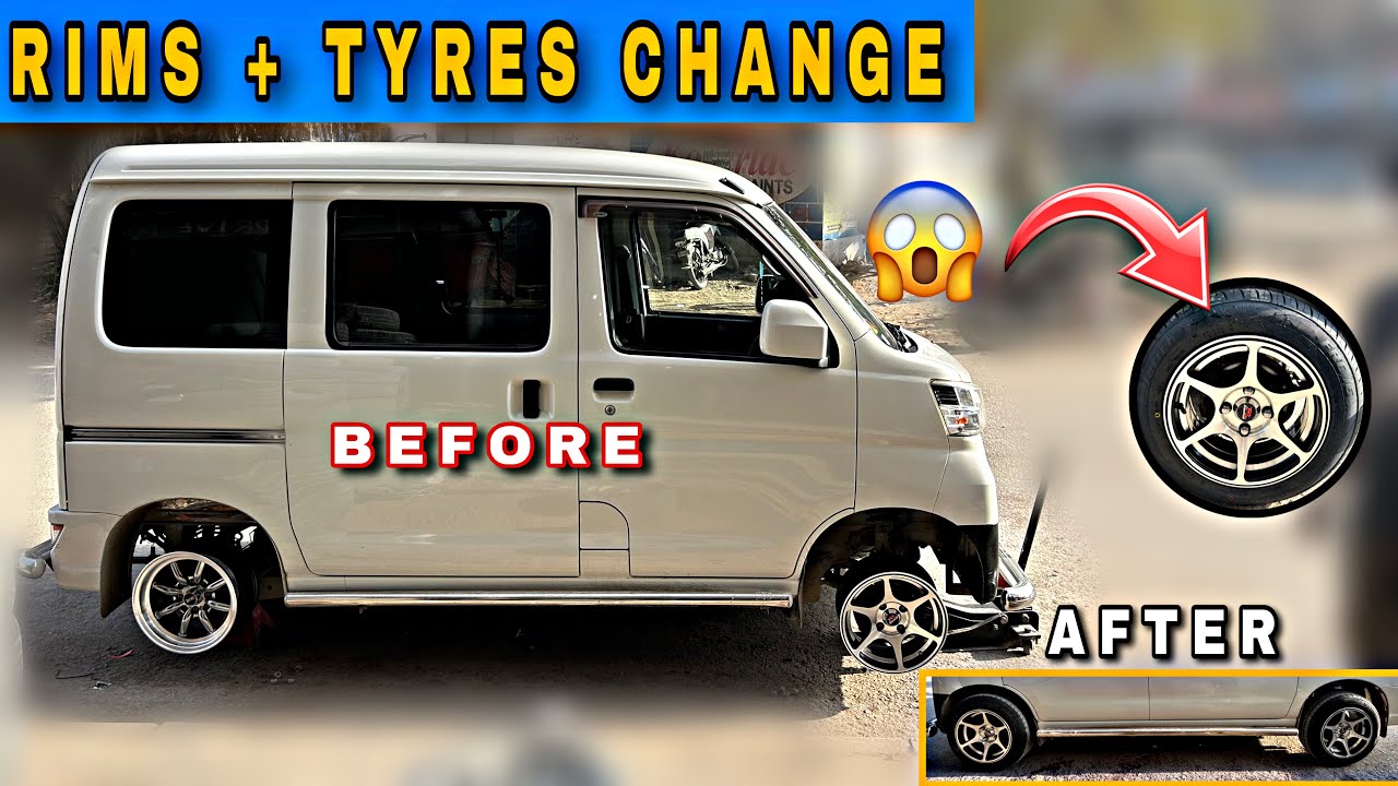 Hijet Gari Tyre & Rims Upgrade | Saferich Tyres + Holo Rims | 165/65R13