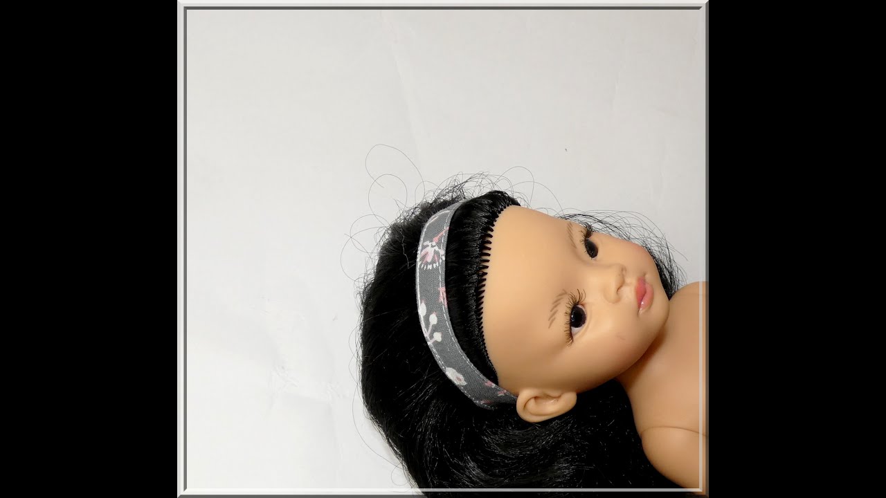 Bandeau de tête poupée 32 cm