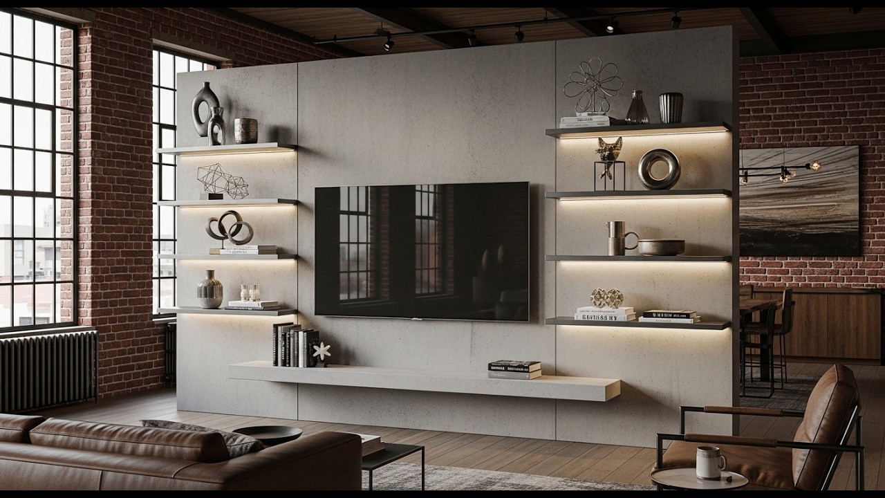 500 Modern TV Media Wall Design Ideas 2026 | Luxury Living Room TV Unit & Wall Decor Trends