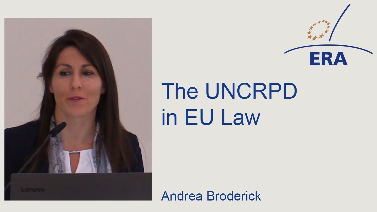 The UNCRPD in EU Law