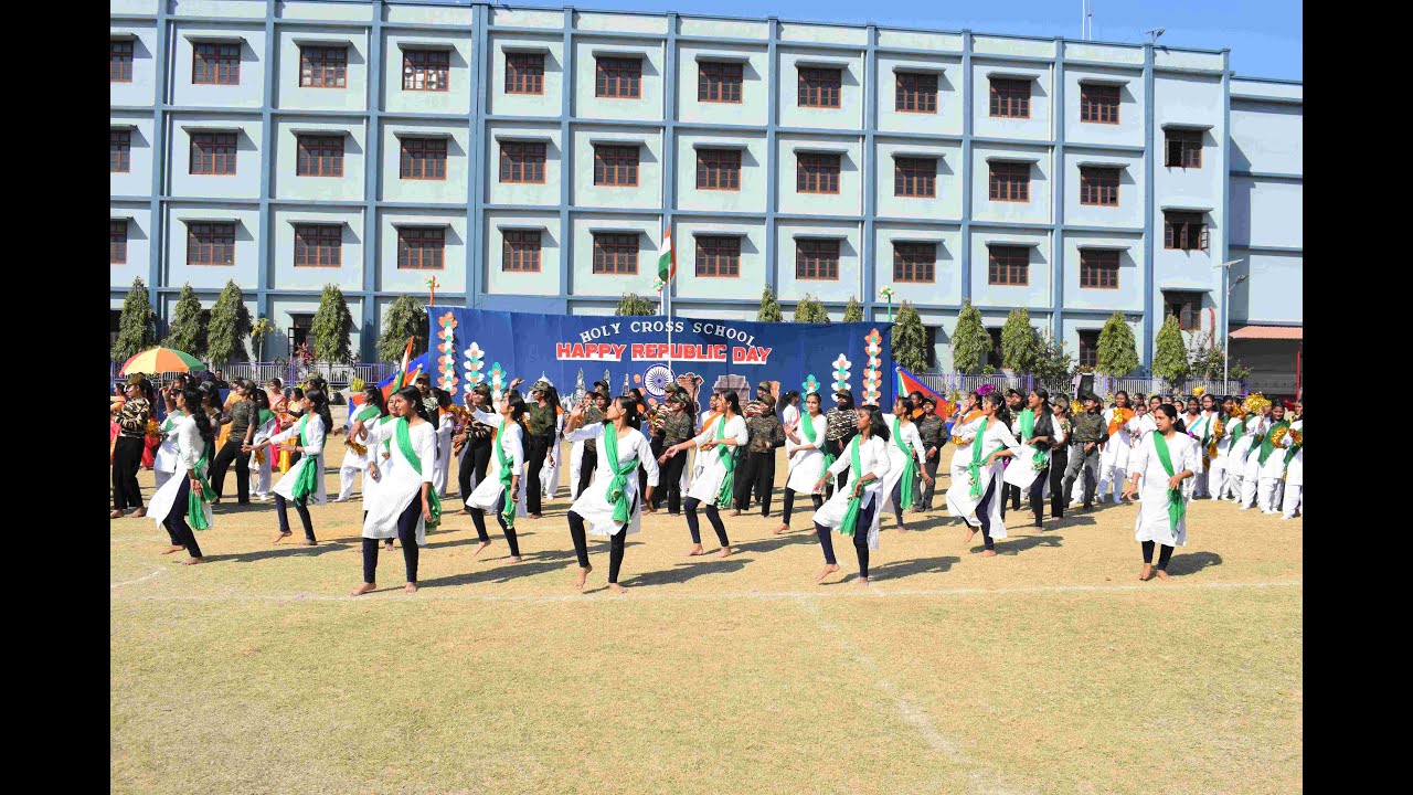 Republic Day Celebration At Holy Cross School Hazaribag /26.01.2025.