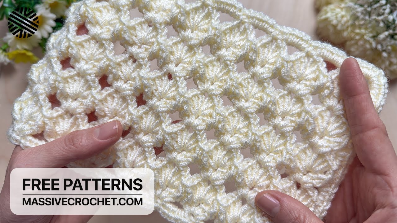 VERY EASY & UNUSUAL Crochet Pattern for Beginners!⚡️💛 LOVELY Crochet Stitch for Baby Blanket