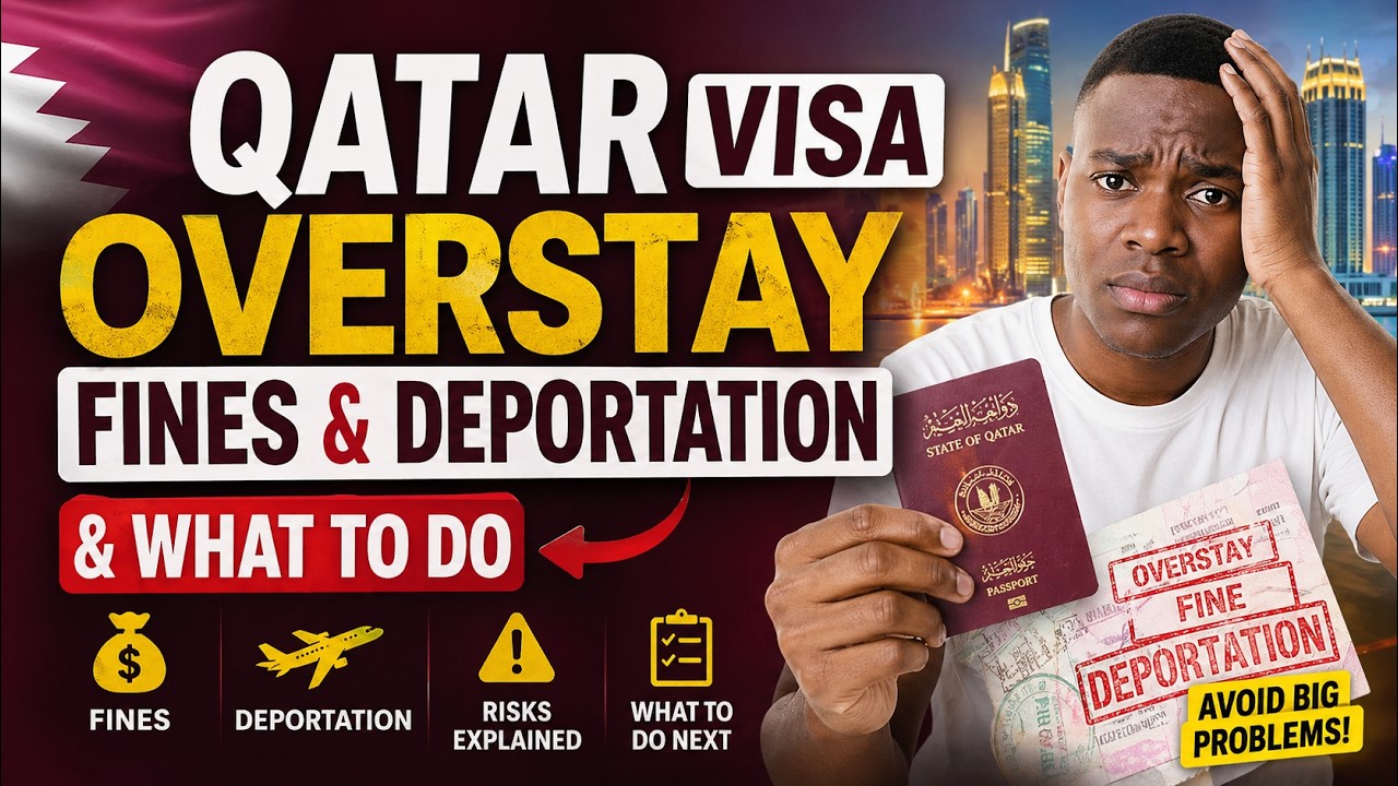 Qatar Visa Overstay 2026: Fines, Deportation & What to Do Now | Mexcreationtv
