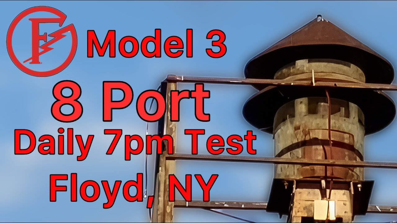8 Port Federal Signal Model 3 Siren C2.5 | Daily 7pm Test | Floyd, NY