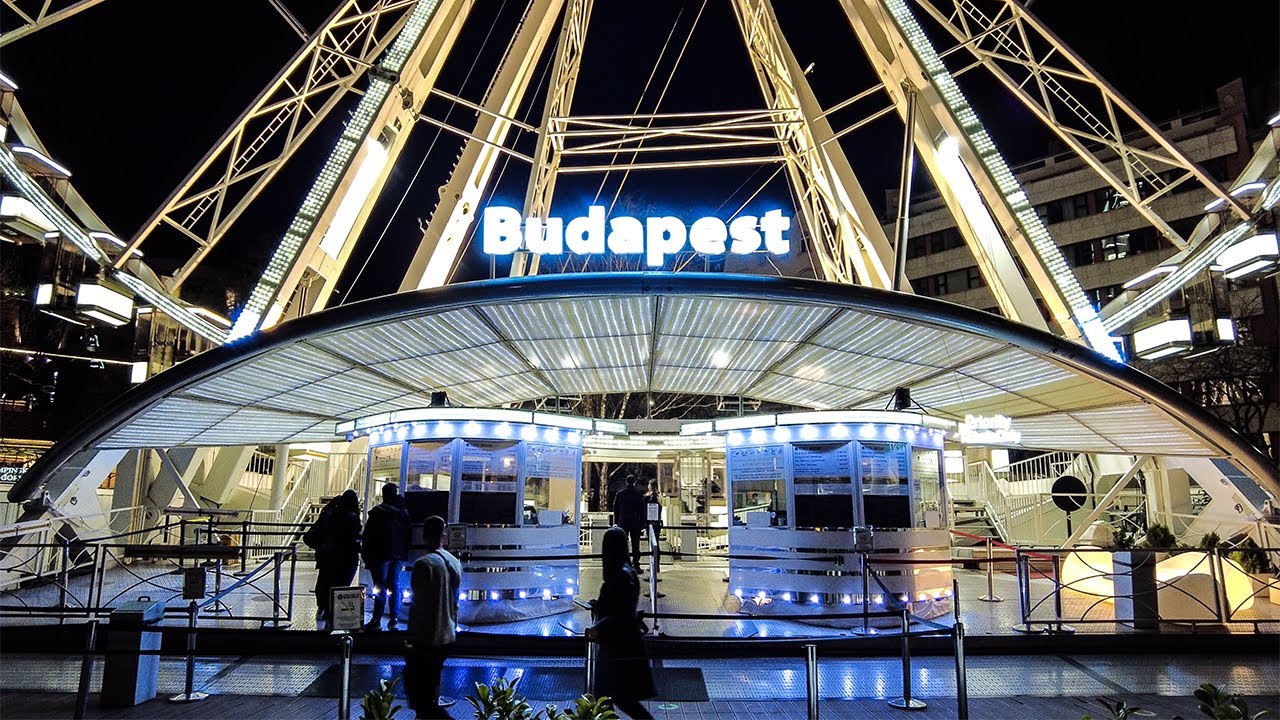 🇭🇺 Hungary Walking Tour - Budapest Night Walk | 4K HDR