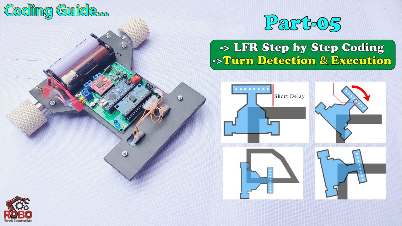 Как создать робота, следующего по линии, с использованием ПИД-регулятора. Часть 5 | Обнаружение и...