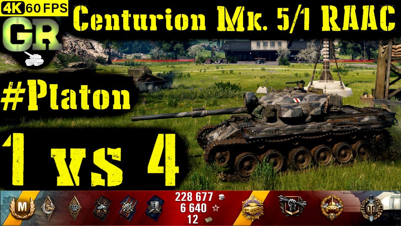 World of Tanks Centurion Mk. 5/1 RAAC Replay - 10 Kills 6.5K DMG(Patch 1.4.0)