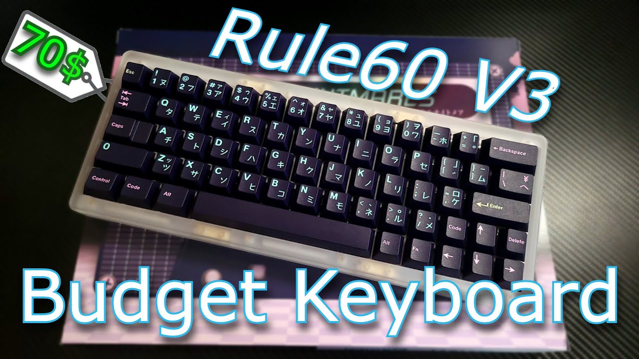 Rule60 v3 - Budget Keyboard Build