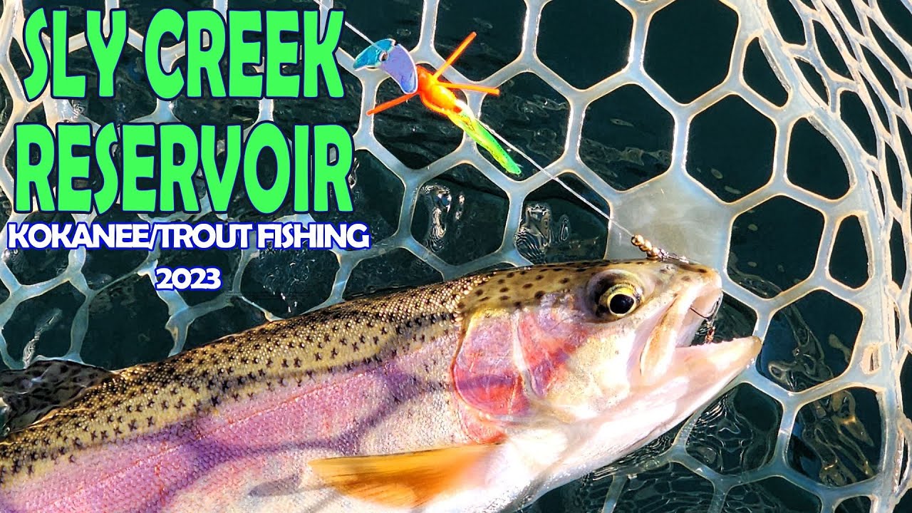Sly Creek Reservoir Trout and Kokanee fishing 2023