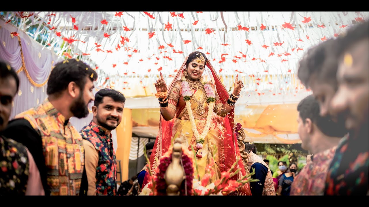 Akshatha & Vinay Raj  || Indian Wedding Muhurtham Cinematic video || CINE STUDIO