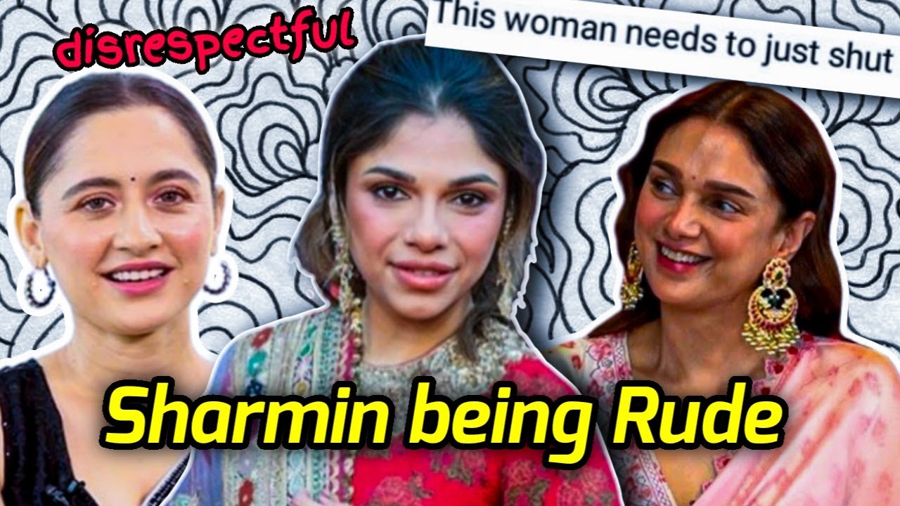 SHARMIN SEGAL BEING EXTREMELY RUDE TOWARDS SANJEEDA SHEIKH & ADITI RAO HYDARI | HEERAMANDI INTERVIEW