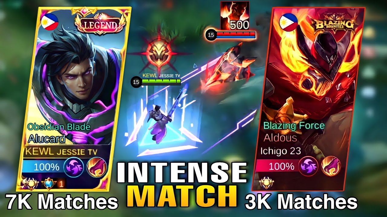 ALUCARD VS ALDOUS 500 STACKS | INTENSE MATCH | MUST WATCH!