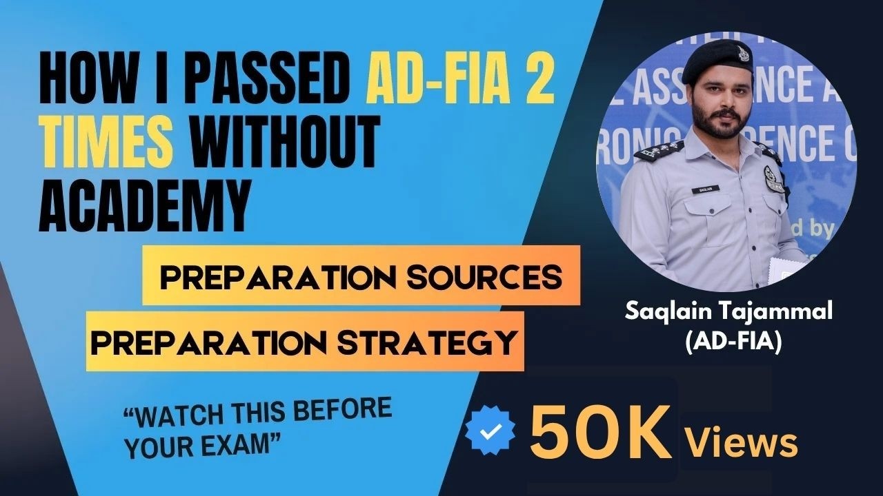 Complete study plan and tricks for FPSC exams | AD-FIA Complete Preparation Sources + Strategy
