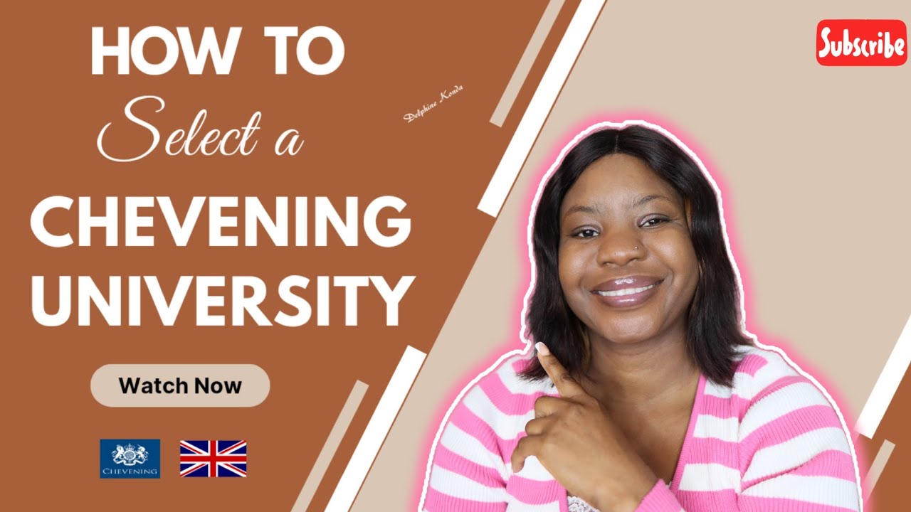 How to select a University for Chevening scholarship