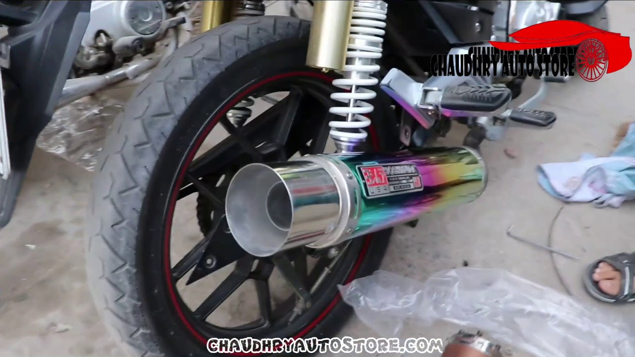#DERBI  Orignal Fitting  #Yoshimura Long Exhaust Multi Colour