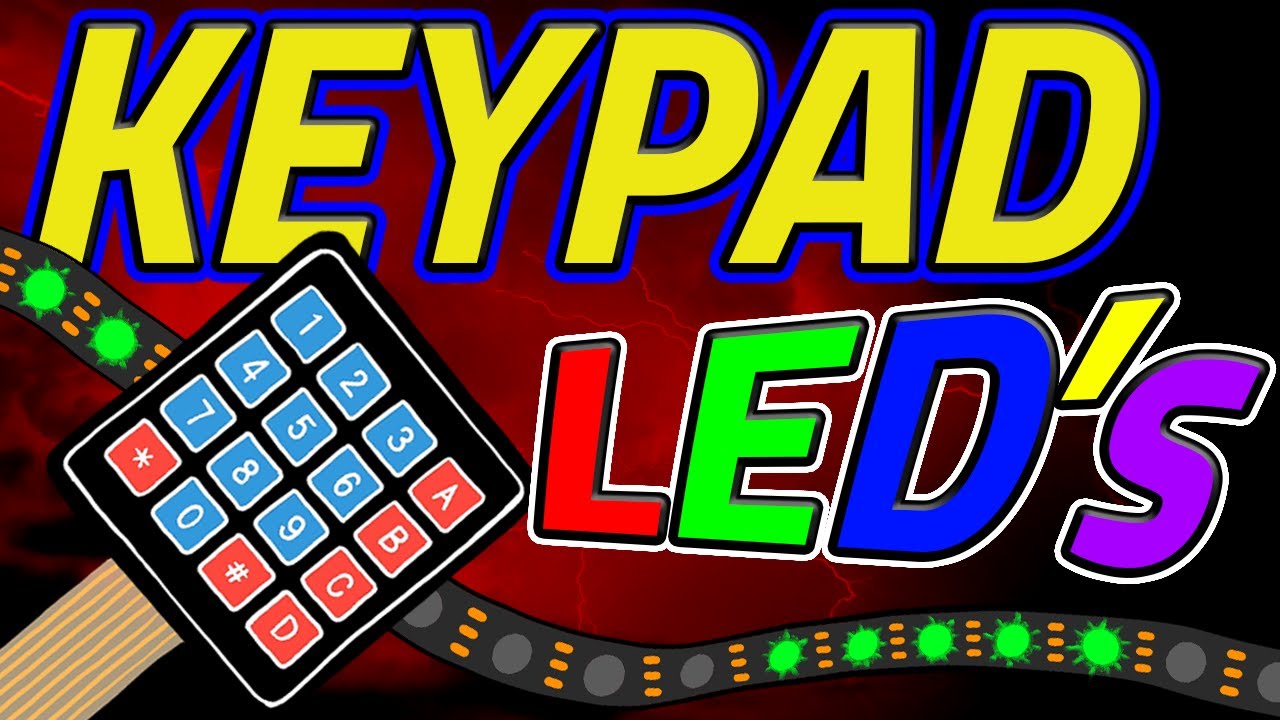Keypad Arduino Nano ⚡ Control WS2812b Light Strip with a Keypad