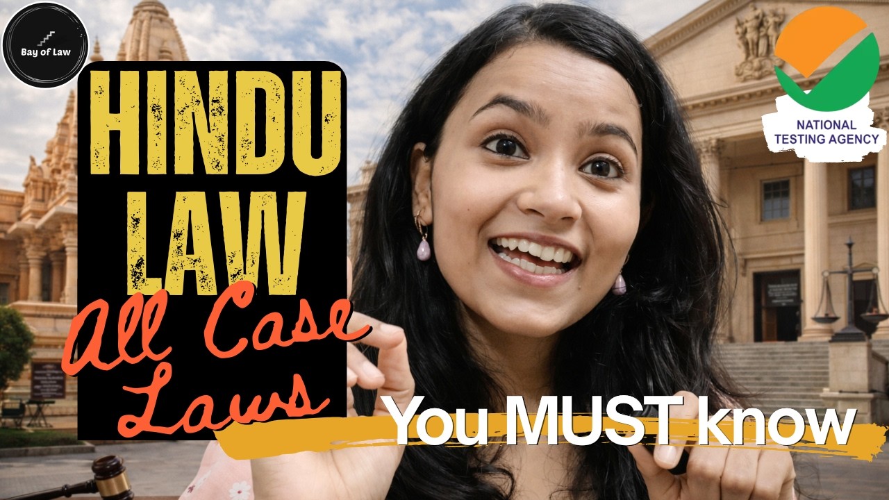 All Important Hindu Law Case Laws Explained | LLB / CUET PG / Judiciary Preparation #hindu #CaseLaws