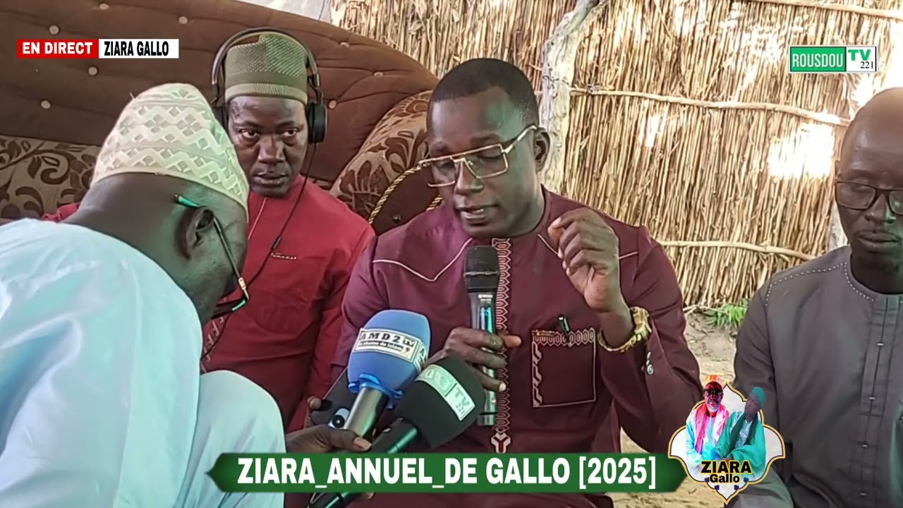 🔴(Urgent) wakhtanou oustaz Aliou Ndao ziara annuel de gallo édition 2025 sur la chaîne de rousdou tv