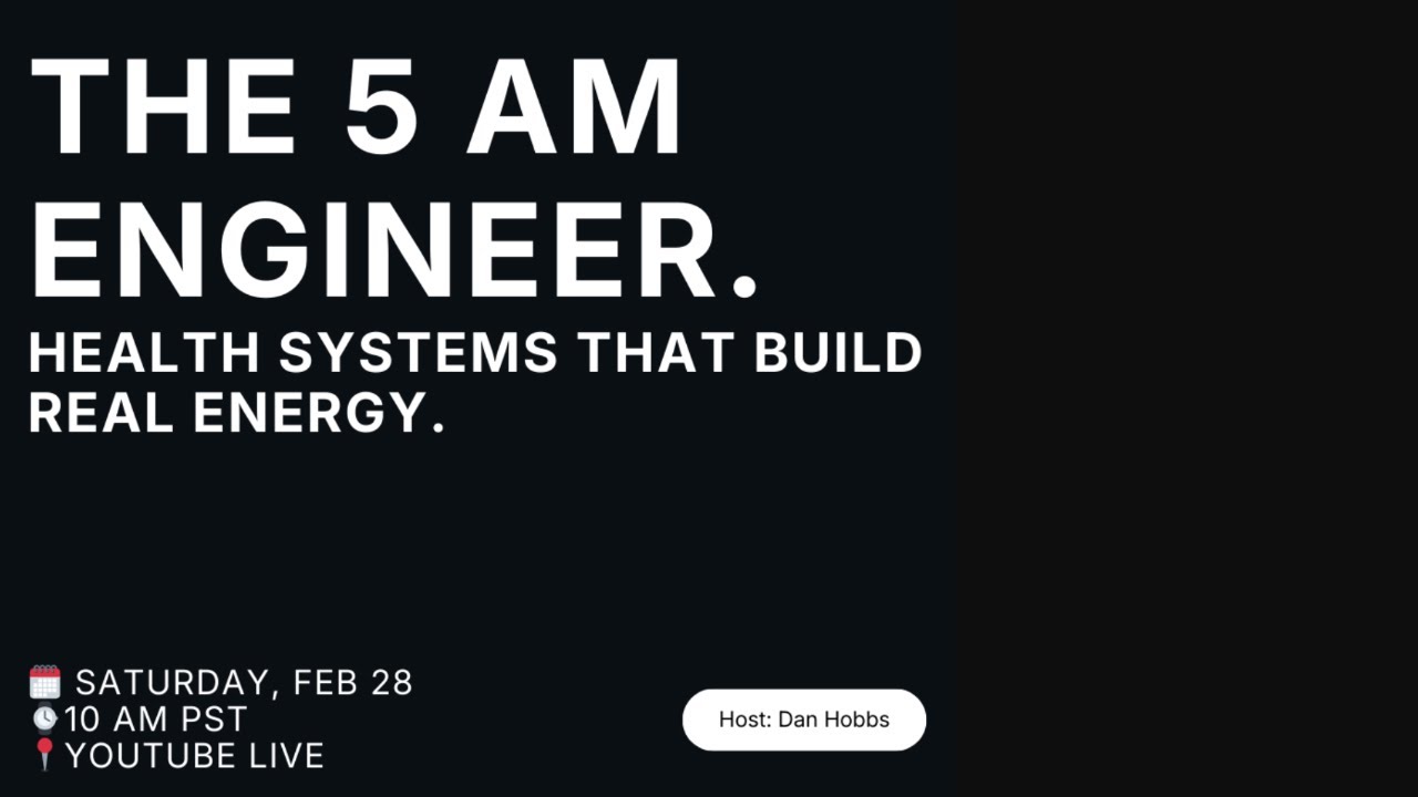 Build Elite Energy: The Biological Blueprint for Young Professionals