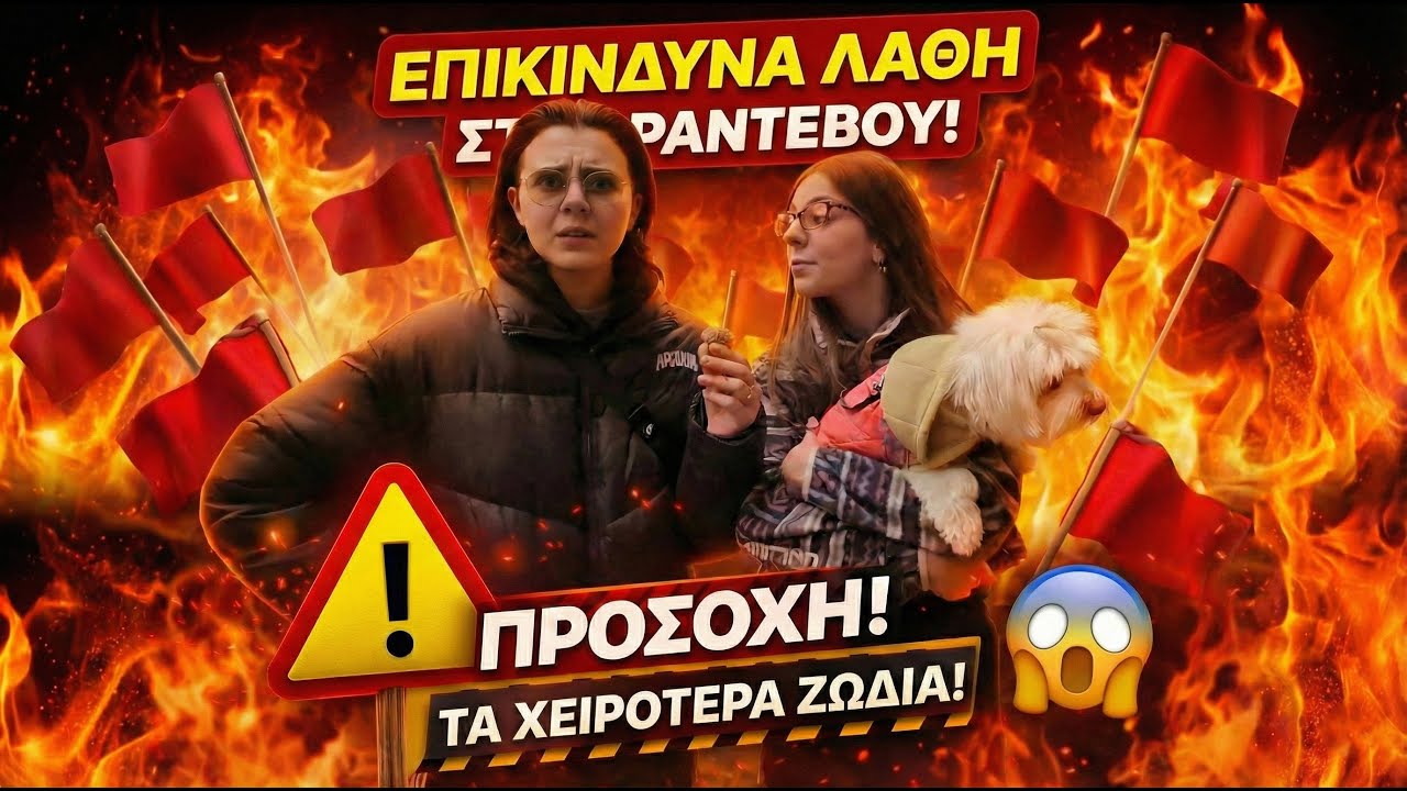 ΜΗΝ ΒΓΕΙΣ ΜΕ ΑΥΤΑ ΤΑ ΖΩΔΙΑ!  Τα Απόλυτα Red Flags στα Ραντεβού